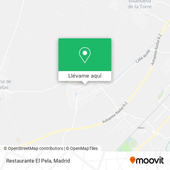 Mapa Restaurante El Pela