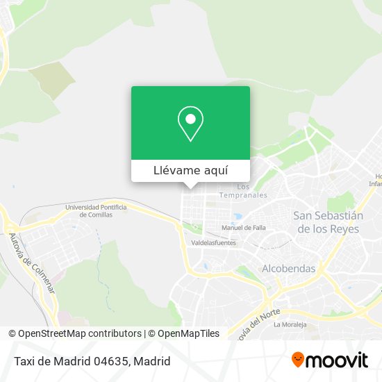 Mapa Taxi de Madrid 04635