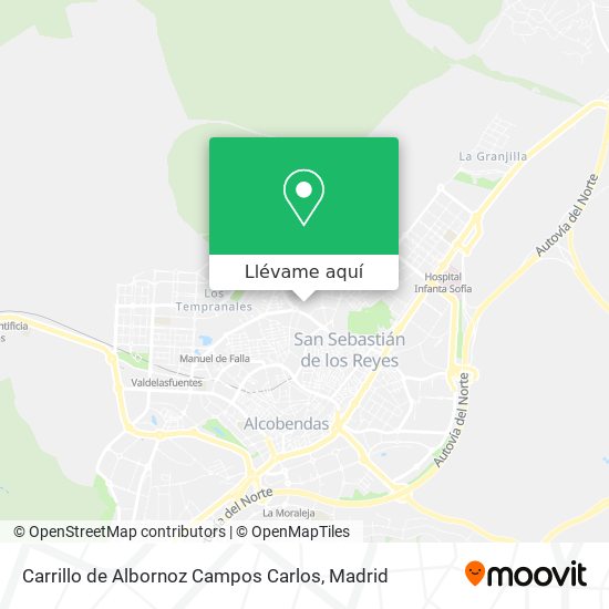 Mapa Carrillo de Albornoz Campos Carlos