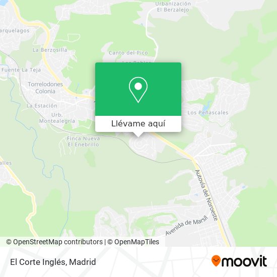 Mapa El Corte Inglés