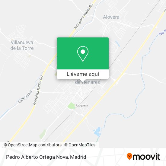 Mapa Pedro Alberto Ortega Nova