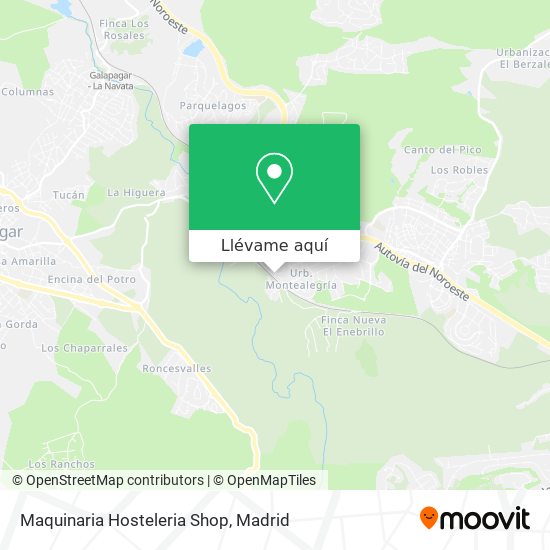 Mapa Maquinaria Hosteleria Shop