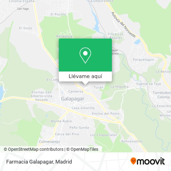 Mapa Farmacia Galapagar