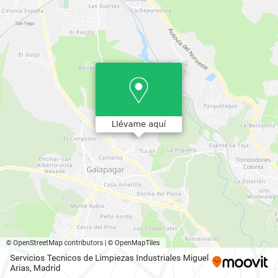 Mapa Servicios Tecnicos de Limpiezas Industriales Miguel Arias