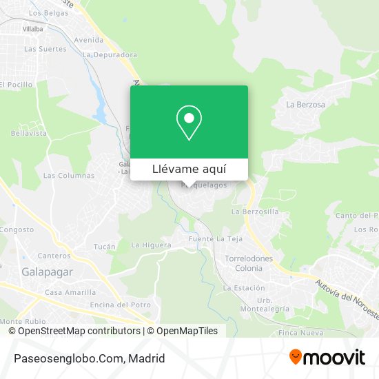 Mapa Paseosenglobo.Com