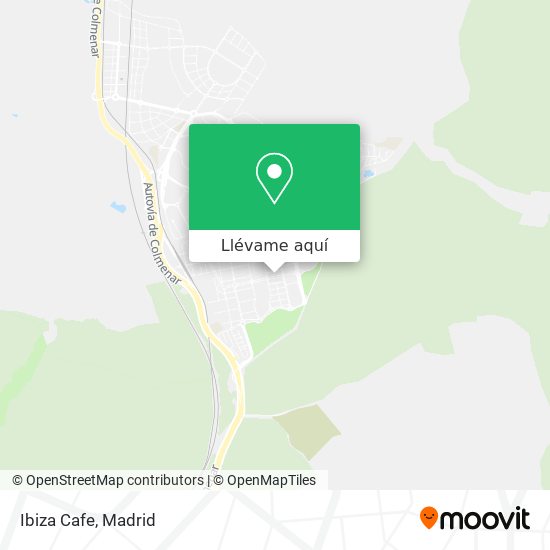 Mapa Ibiza Cafe