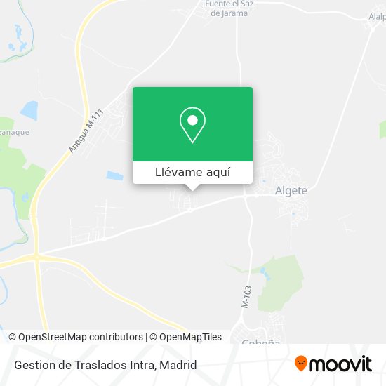 Mapa Gestion de Traslados Intra