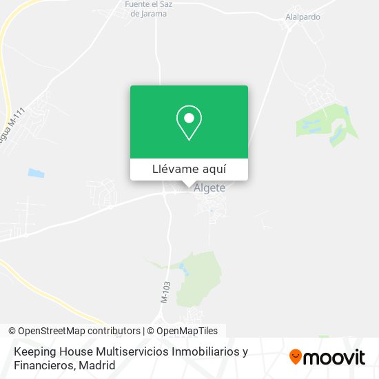 Mapa Keeping House Multiservicios Inmobiliarios y Financieros