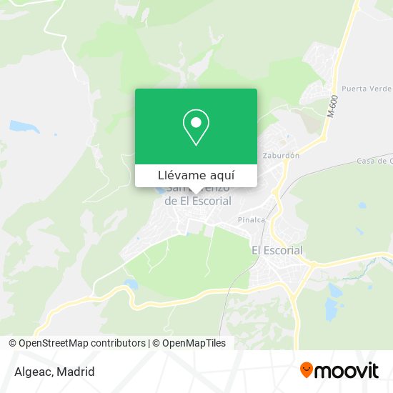 Mapa Algeac