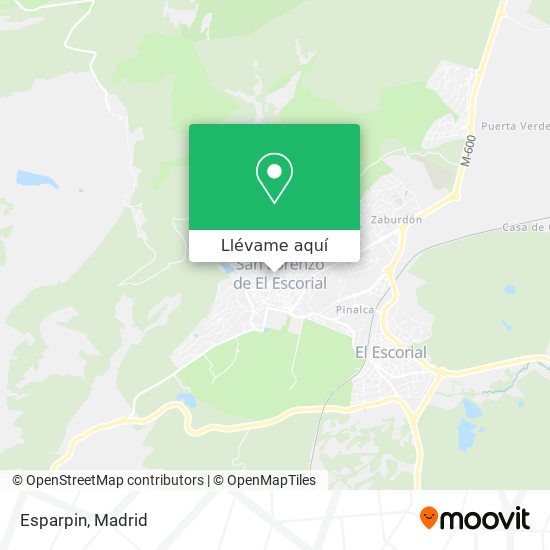 Mapa Esparpin