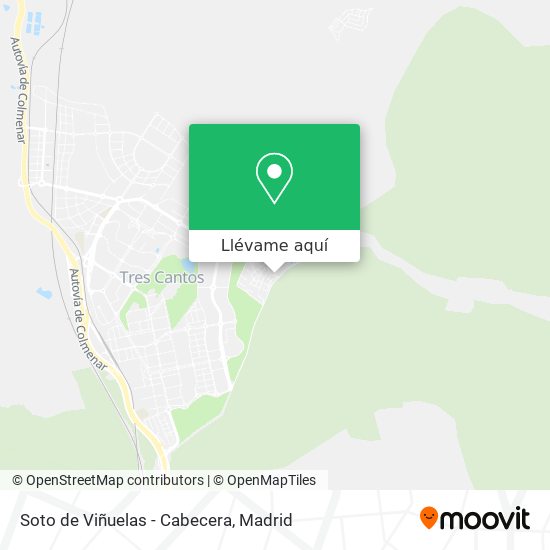 Mapa Soto de Viñuelas - Cabecera