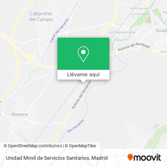 Mapa Unidad Movil de Servicios Sanitarios