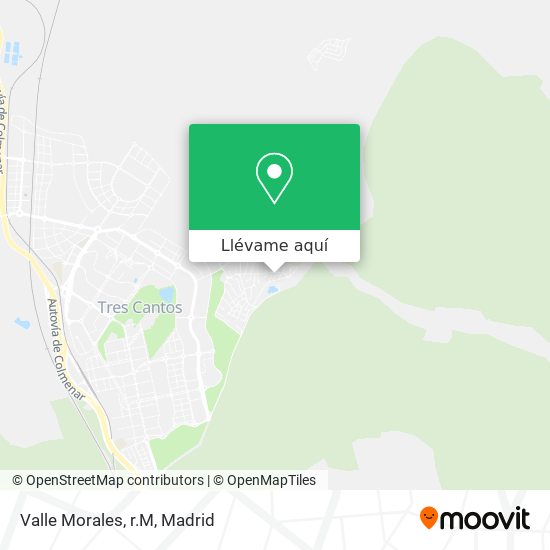 Mapa Valle Morales, r.M