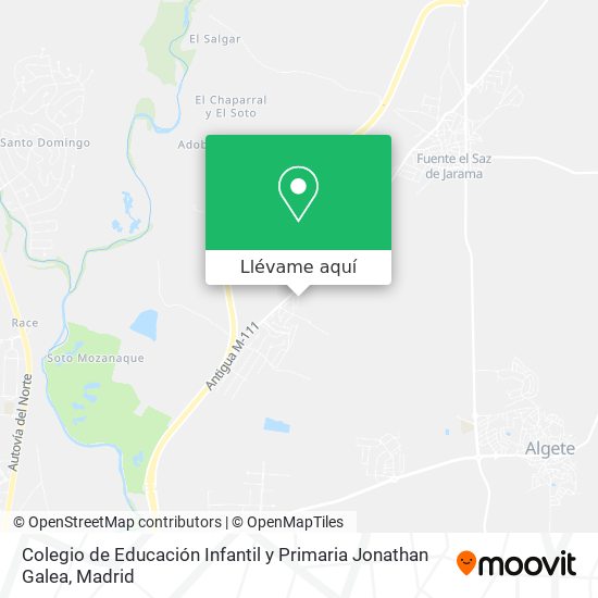 Mapa Colegio de Educación Infantil y Primaria Jonathan Galea