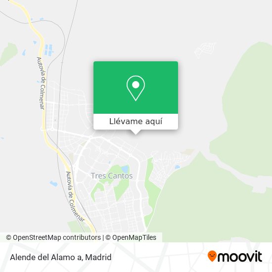 Mapa Alende del Alamo a