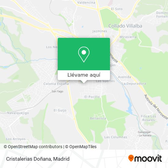 Mapa Cristalerias Doñana