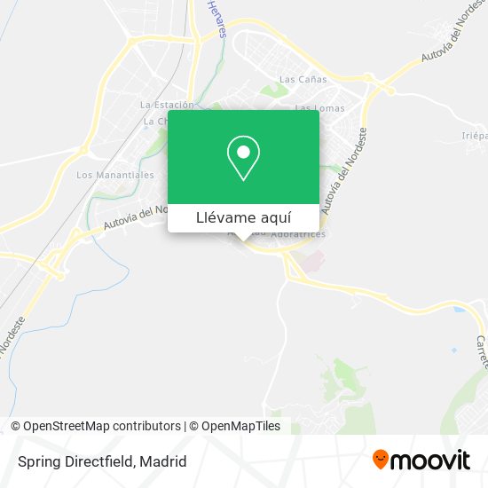 Mapa Spring Directfield