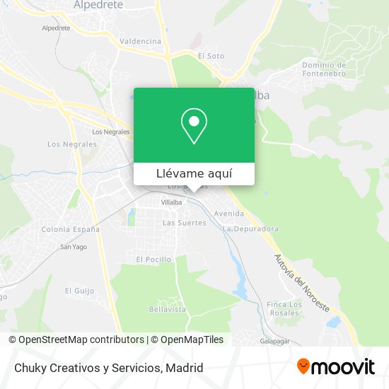 Mapa Chuky Creativos y Servicios