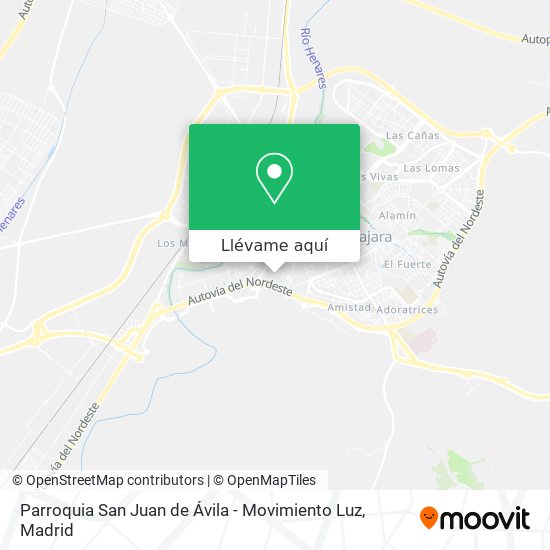 Mapa Parroquia San Juan de Ávila - Movimiento Luz