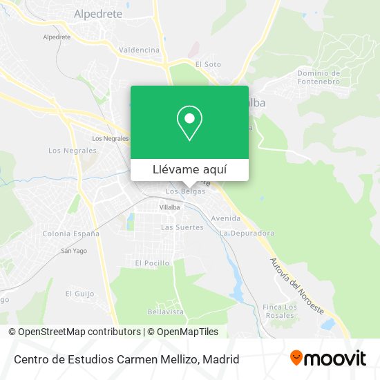Mapa Centro de Estudios Carmen Mellizo