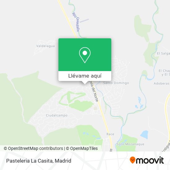 Mapa Pasteleria La Casita