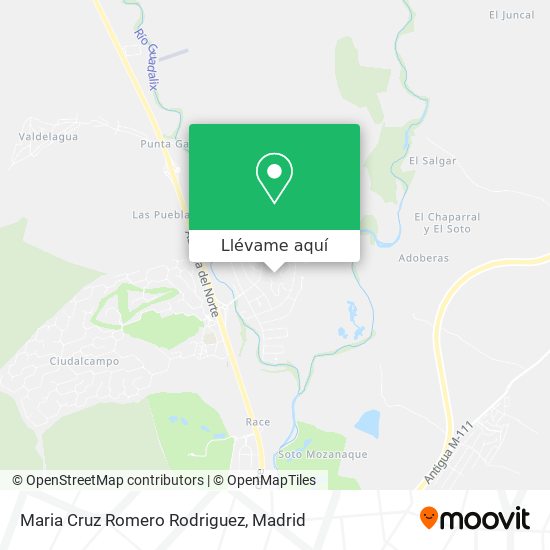 Mapa Maria Cruz Romero Rodriguez