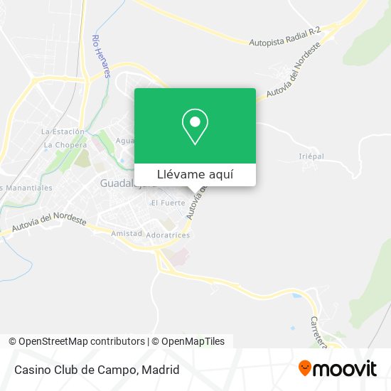 Mapa Casino Club de Campo