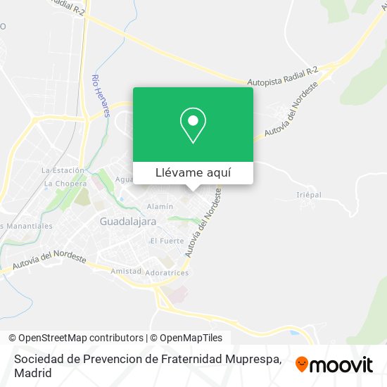 Mapa Sociedad de Prevencion de Fraternidad Muprespa