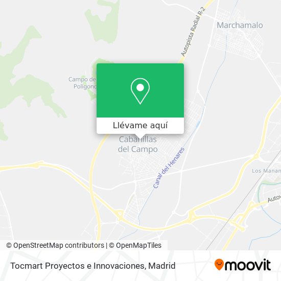 Mapa Tocmart Proyectos e Innovaciones