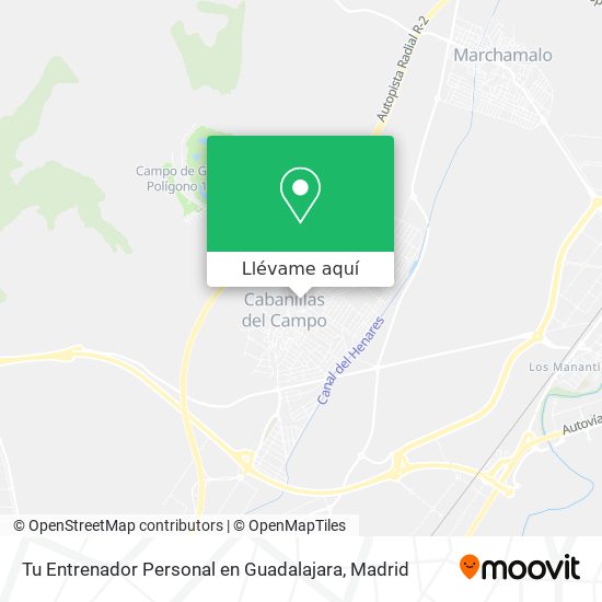 Mapa Tu Entrenador Personal en Guadalajara