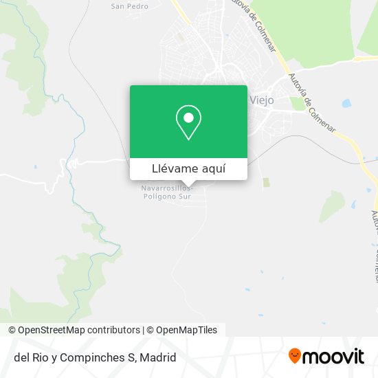 Mapa del Rio y Compinches S