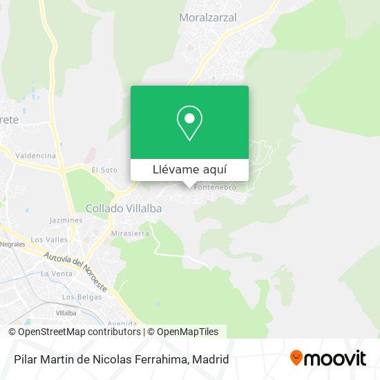 Mapa Pilar Martin de Nicolas Ferrahima