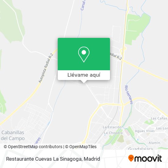 Mapa Restaurante Cuevas La Sinagoga