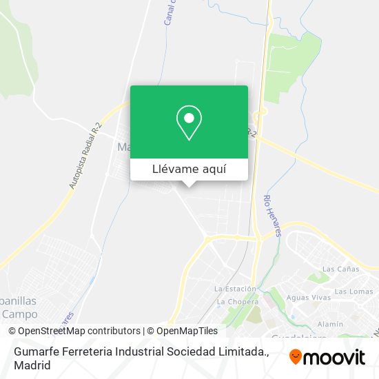 Mapa Gumarfe Ferreteria Industrial Sociedad Limitada.