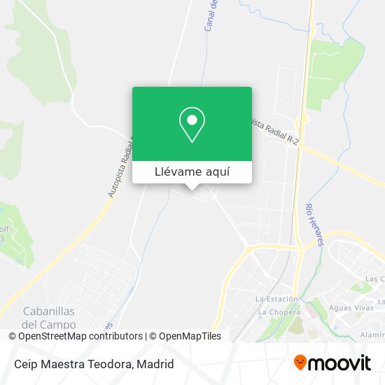 Mapa Ceip Maestra Teodora