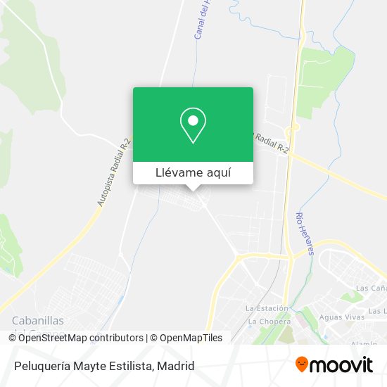 Mapa Peluquería Mayte Estilista