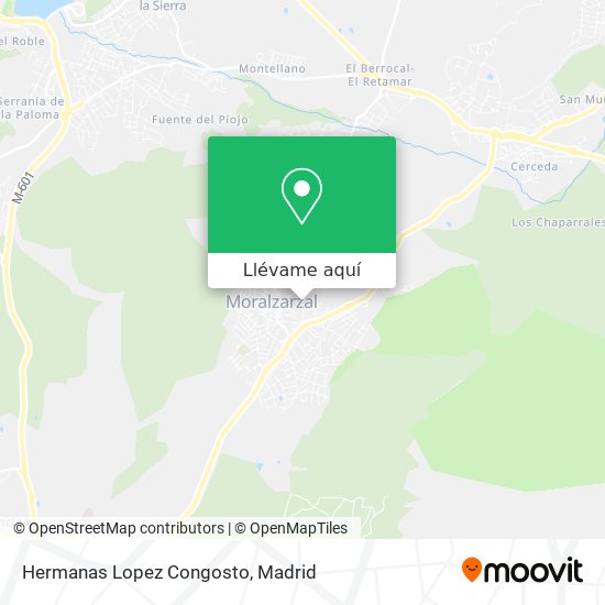 Mapa Hermanas Lopez Congosto