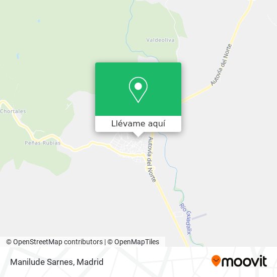 Mapa Manilude Sarnes