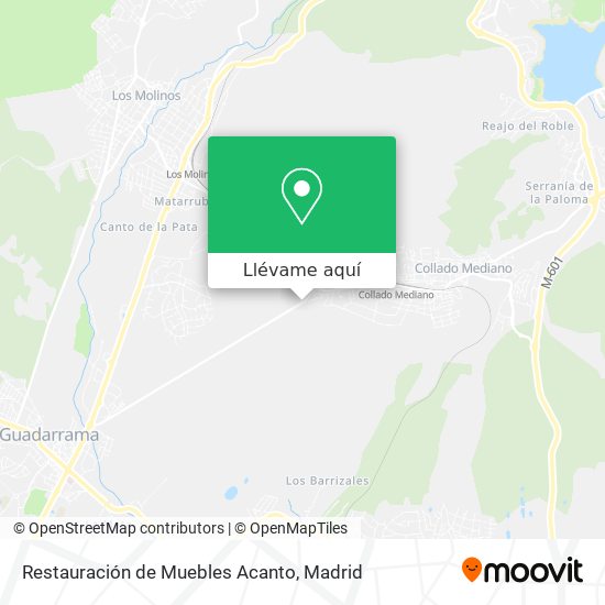 Mapa Restauración de Muebles Acanto