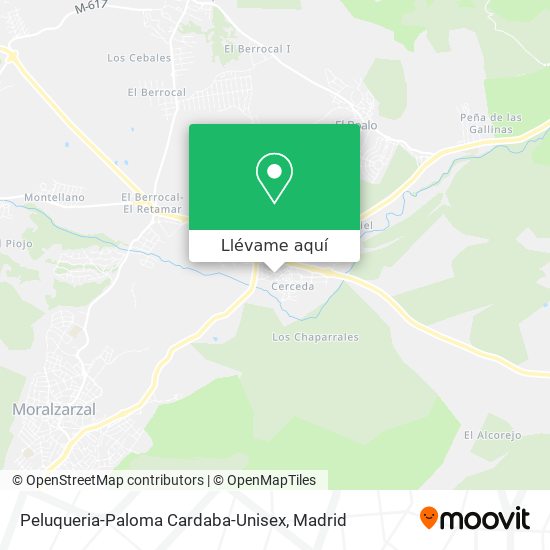 Mapa Peluqueria-Paloma Cardaba-Unisex