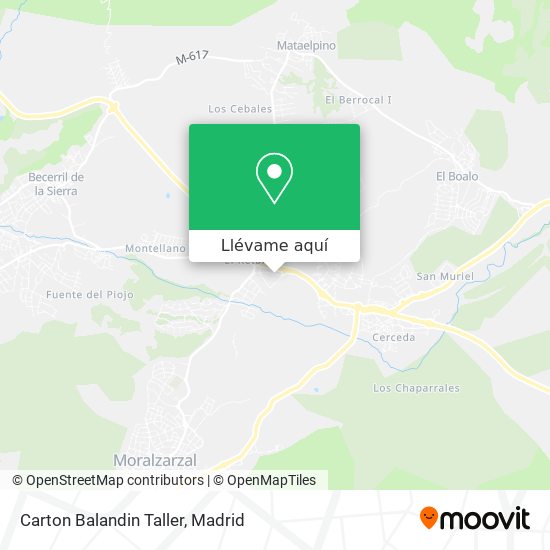 Mapa Carton Balandin Taller