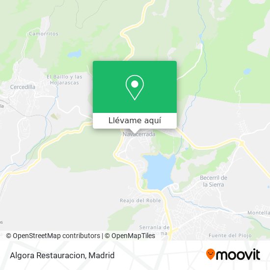 Mapa Algora Restauracion