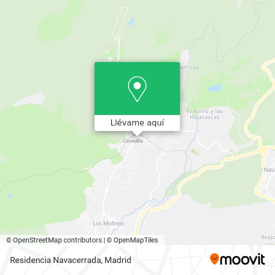 Mapa Residencia Navacerrada