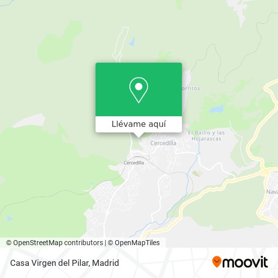 Mapa Casa Virgen del Pilar