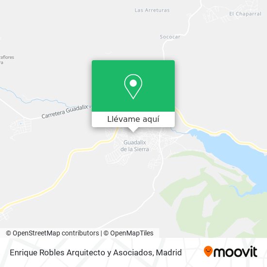 Mapa Enrique Robles Arquitecto y Asociados