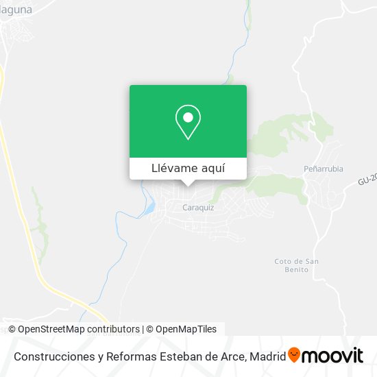 Mapa Construcciones y Reformas Esteban de Arce