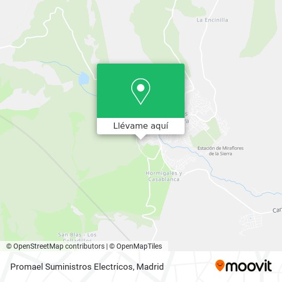 Mapa Promael Suministros Electricos