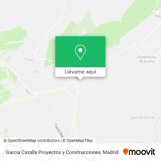 Mapa Garcia Cazalla Proyectos y Construcciones