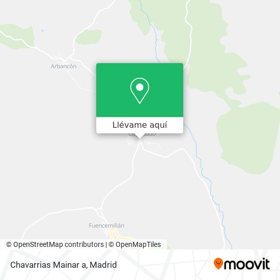 Mapa Chavarrias Mainar a