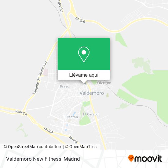 Mapa Valdemoro New Fitness